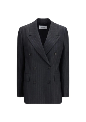 Ferragamo Pinstripe wool blazer - Black
