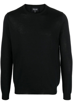Giorgio Armani crew-neck sweatshirt - Black