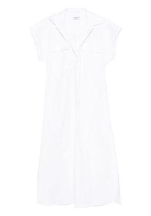 DONDUP cotton midi dress - White