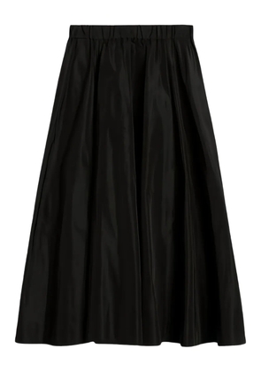 ASPESI elasticated-waist midi skirt - Black
