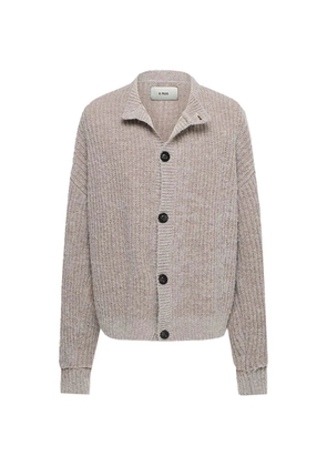 O.FILES buttoned interlaced cardigan - Neutrals