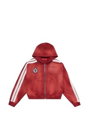 424 Academy zip-up hoodie - Red