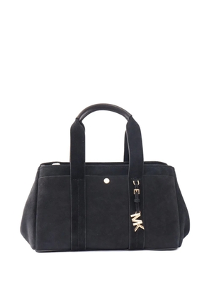 Michael Kors suede satchel bag - Black