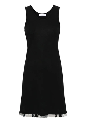 Rabanne paillete-detail sleeveless minidress - Black