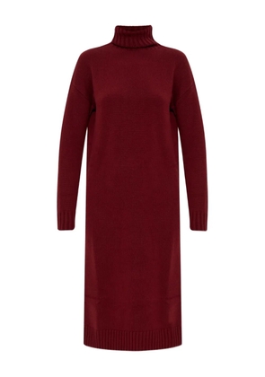 Max Mara roll-neck knitted dress - Red