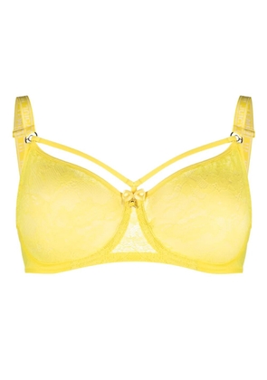 Marlies Dekkers Space Odyssey floral-lace push-up bra - Yellow