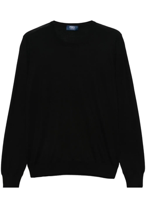 Fedeli Argentina fine-knit jumper - Black