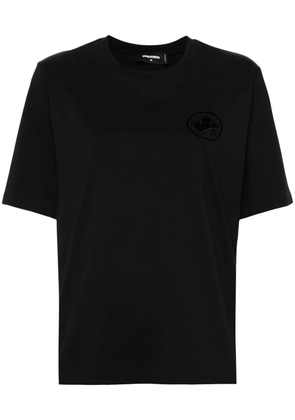 DSQUARED2 flocked-logo T-shirt - Black