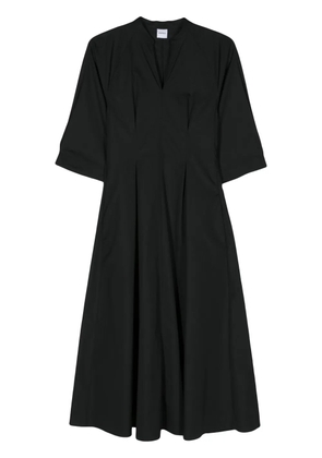 ASPESI poplin flared maxi dress - Black