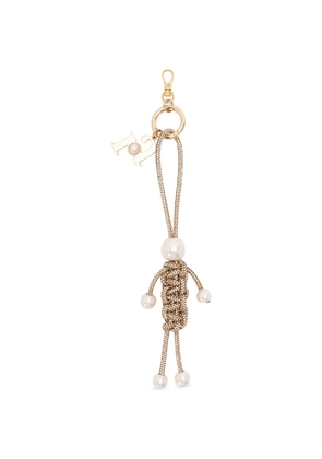 Rosantica pearl charm boy keychain - Gold