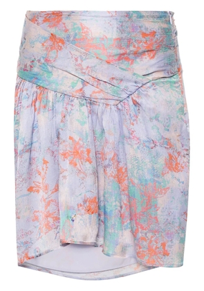 IRO Theoline silk mini skirt - Purple