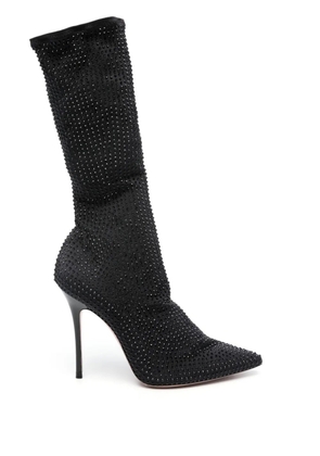 Gedebe Logan crystal-embellished boots - Black