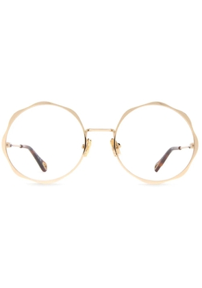 Chloé Eyewear round-frame glasses - Gold