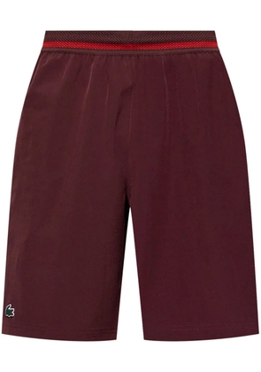 Lacoste embroidered running track shorts