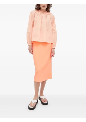 Drykorn pleated-details blouse - Orange