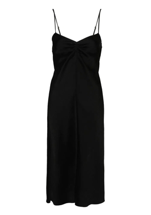 Forte Forte sleeveless satin dress - Black