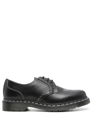 Dr. Martens contrast-stitching leather derby shoes - Black