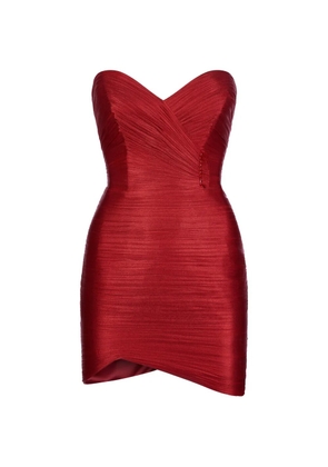 IMROSKA Imroska 15 strapless mini dress - Red