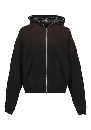 CHITO camo-face full-zip hoodie - Black