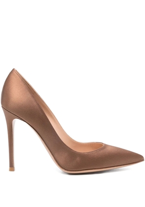 Gianvito Rossi 100mm stiletto pumps - Brown