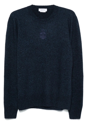 Alexander McQueen Skull-embroidered sweater - Blue