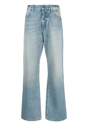 Gauchère low-rise wide-leg jeans - Blue