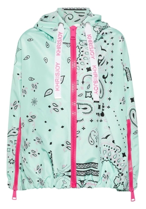 Khrisjoy Khris bandana-print jacket - Green