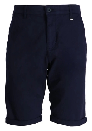 Karl Lagerfeld cotton chino shorts - Blue