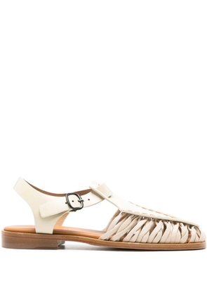 Hereu Alaro caged leather sandals - Neutrals