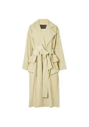16Arlington Cinzia suede trench coat - Yellow