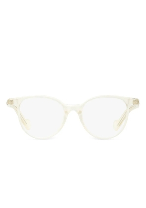 Moncler Eyewear round-frame glasses - White