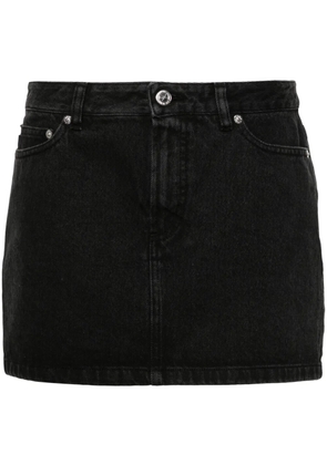 A.P.C. mid-rise denim miniskirt - Black
