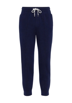 Brunello Cucinelli cashmere track pants - Blue
