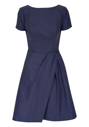 Carolina Herrera silk mini dress - Blue