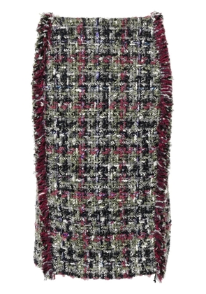 ETRO bouclé midi skirt - Grey