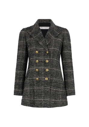 Philosophy Di Lorenzo Serafini double-breasted checked-pattern coat - Grey