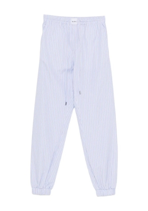 The Attico stripe pull track pants - Blue