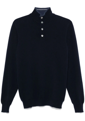 Fedeli cashmere pullover - Blue