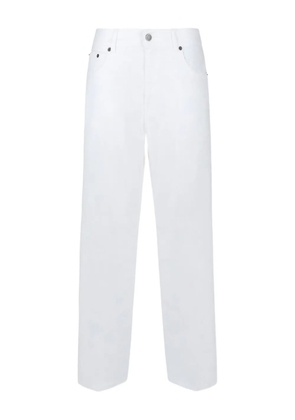 Haikure buttoned straight-leg jeans - White
