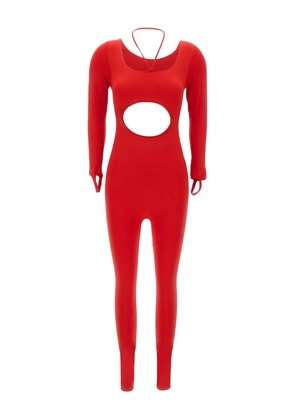 ANDREĀDAMO sculpting jersey jumpsuit - Red
