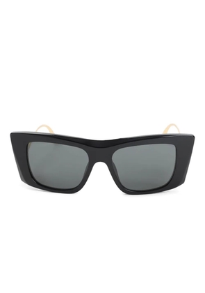 Dolce & Gabbana Eyewear logo-plaque square sunglasses - Grey