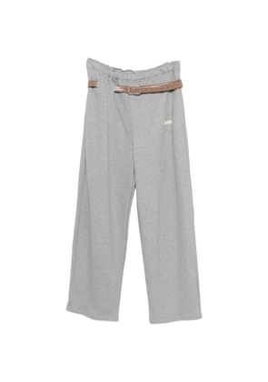 Magliano buckle-belt track pants - Grey