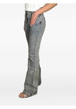 Patrizia Pepe embroidered-pocket jeans - Blue