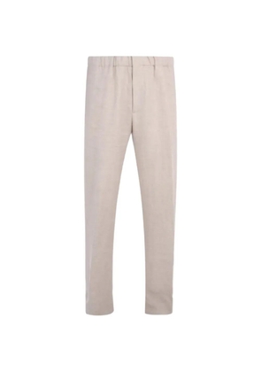 Lardini elasticated-waistband trousers - Neutrals