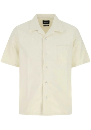 Howlin' short-sleeve corduroy cotton shirt - Neutrals