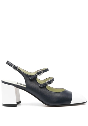 Carel Paris Papaya 60mm leather pumps - Blue