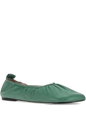 Niccolò Pasqualetti Obliqua Soft ballerinas leather ballerinas - Green