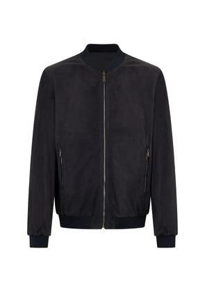 Moorer zip bomber jacket - Black