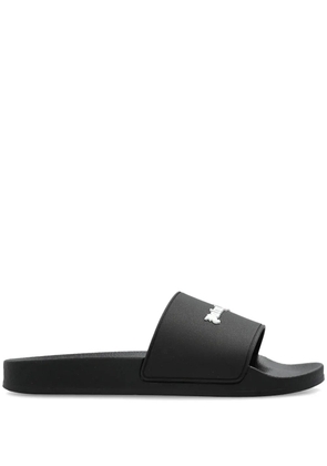 Palm Angels logo-detail slides - Black