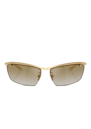 Dolce & Gabbana Eyewear shield-frame sunglasses - Yellow
